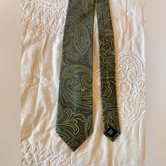 Stafford printed 100% silk tie used - Picture 3 of 3